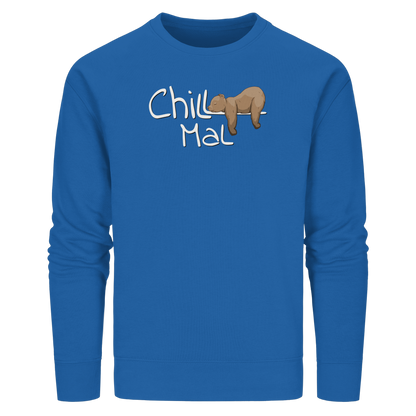 Chill Mal schläfriger Braunbär - Organic Basic Unisex Sweatshirt