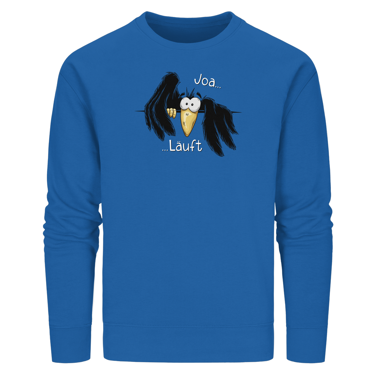 Joa Läuft Krähe gechillter Rabe - Organic Basic Unisex Sweatshirt