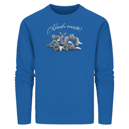 Kraah-masté! Yoga Raben Krähen - Organic Basic Unisex Sweatshirt