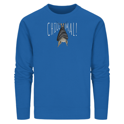 Chill Mal gemütliche Fledermaus - Organic Basic Unisex Sweatshirt