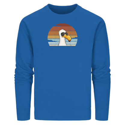 Cool lässige Retro Möwe - Organic Basic Unisex Sweatshirt
