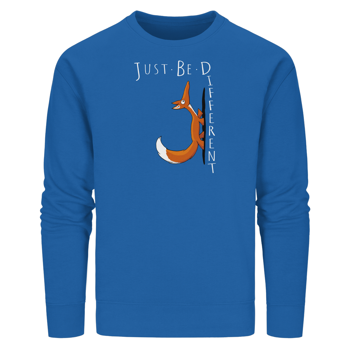 Just Be Different | Sei Anders, kleiner Fuchs - Organic Basic Unisex Sweatshirt