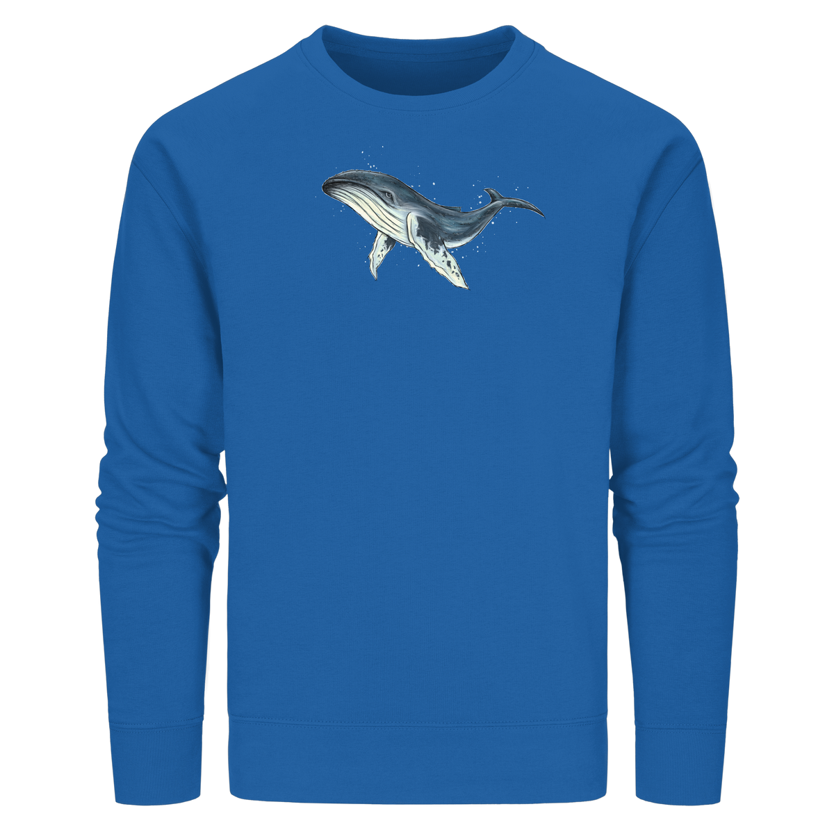 Tiefsee Ozean-Riese Buckelwal - Organic Basic Unisex Sweatshirt