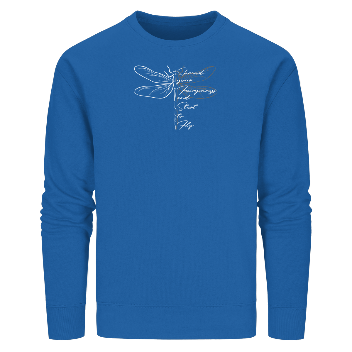 Breite die Flügel aus und flieg los | Libelle - Organic Basic Unisex Sweatshirt