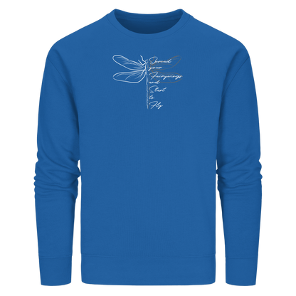 Breite die Flügel aus und flieg los | Libelle - Organic Basic Unisex Sweatshirt