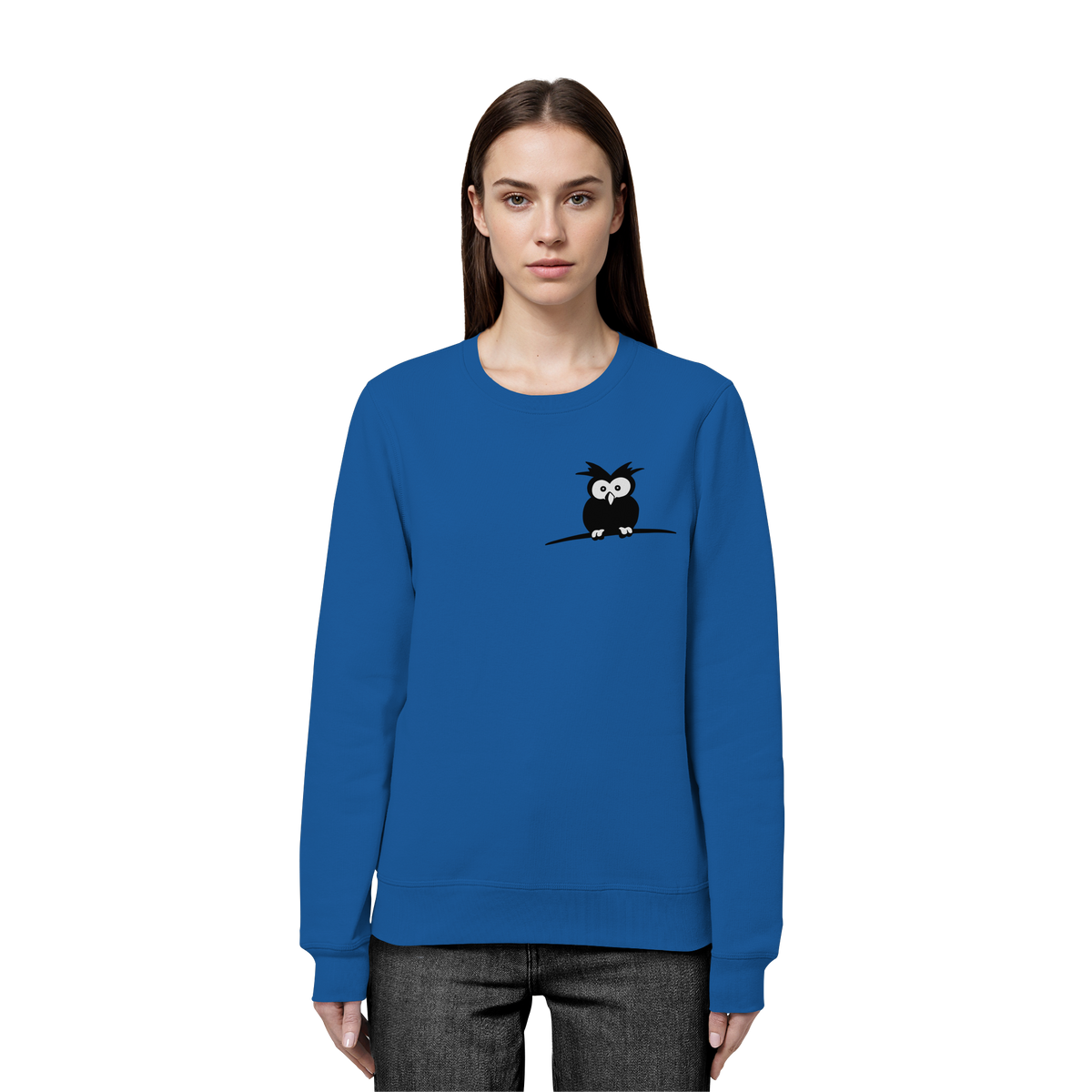 Kleine struppige Eule - Organic Basic Unisex Sweatshirt