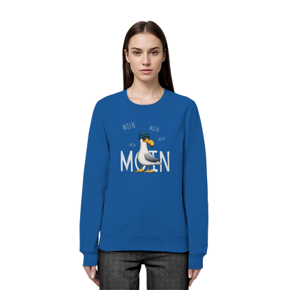 Moin Moin Lässige Hipster Möwe  - Organic Basic Unisex Sweatshirt