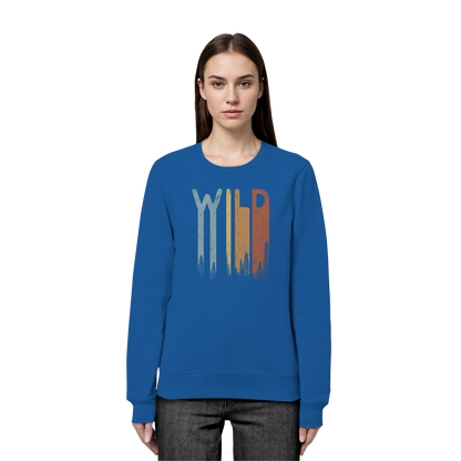 Wild Retro Schriftzug - Organic Basic Unisex Sweatshirt