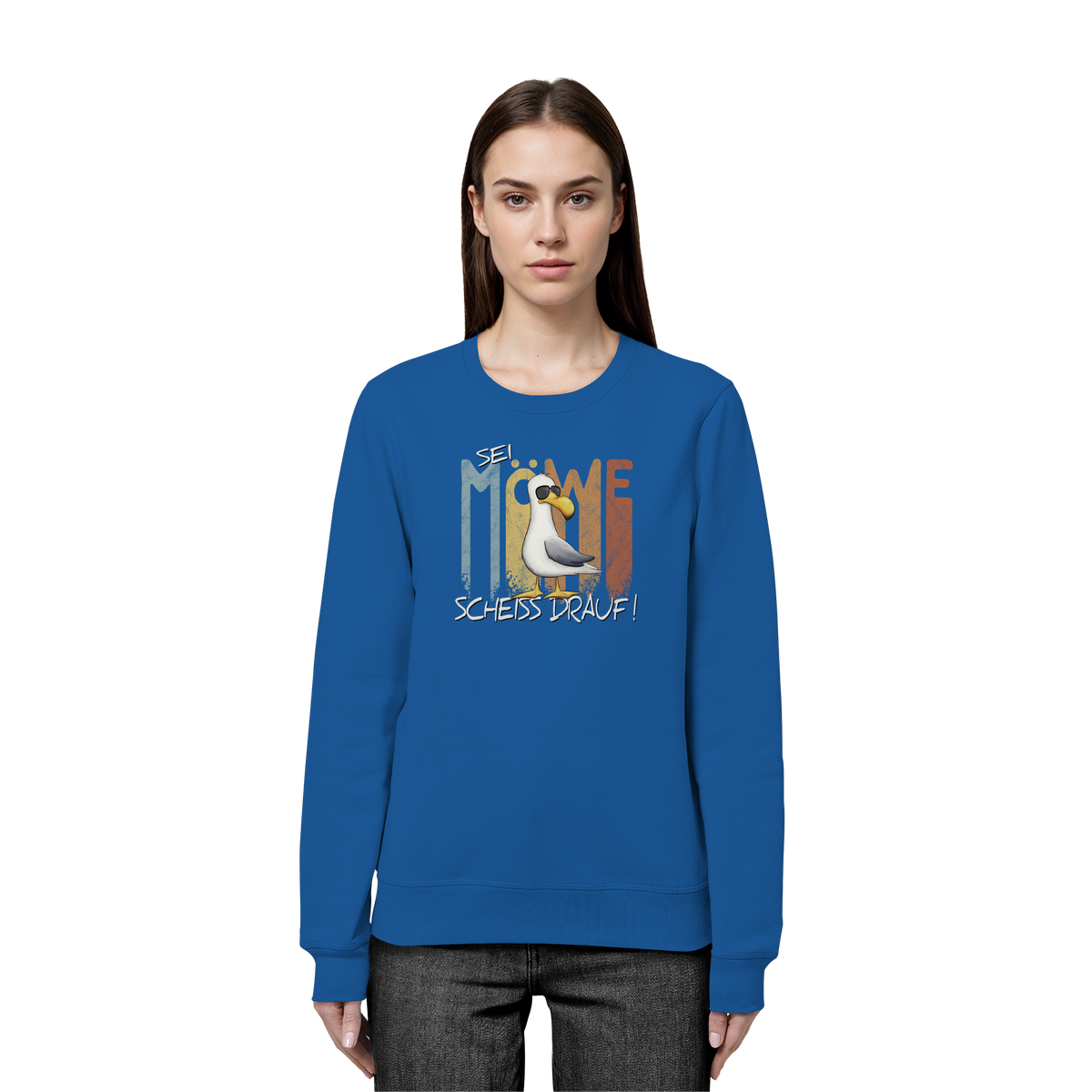 Sei Möwe Scheiß Drauf  - Organic Basic Unisex Sweatshirt
