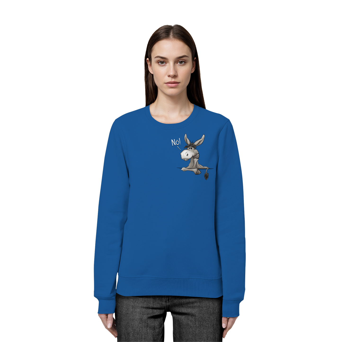 Nö! Störrischer Esel - Organic Basic Unisex Sweatshirt