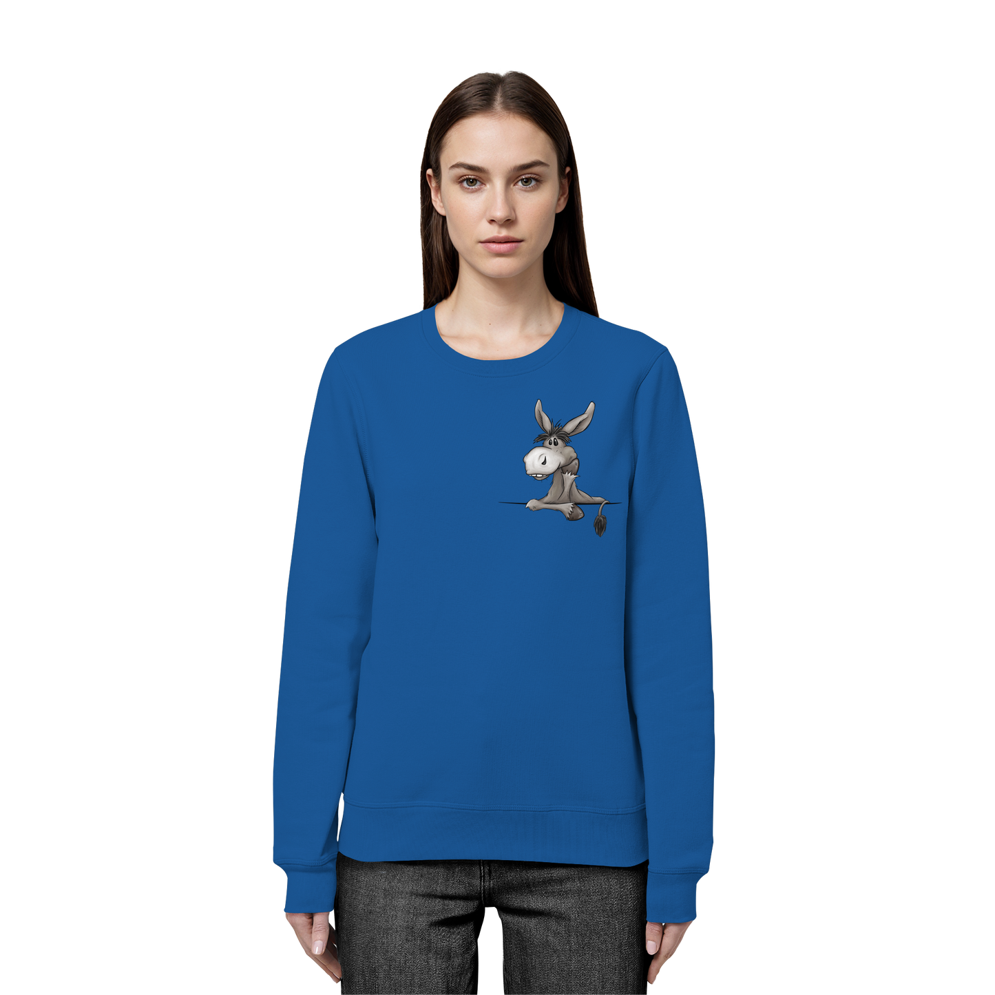 Lustiger lässiger Esel - Organic Basic Unisex Sweatshirt