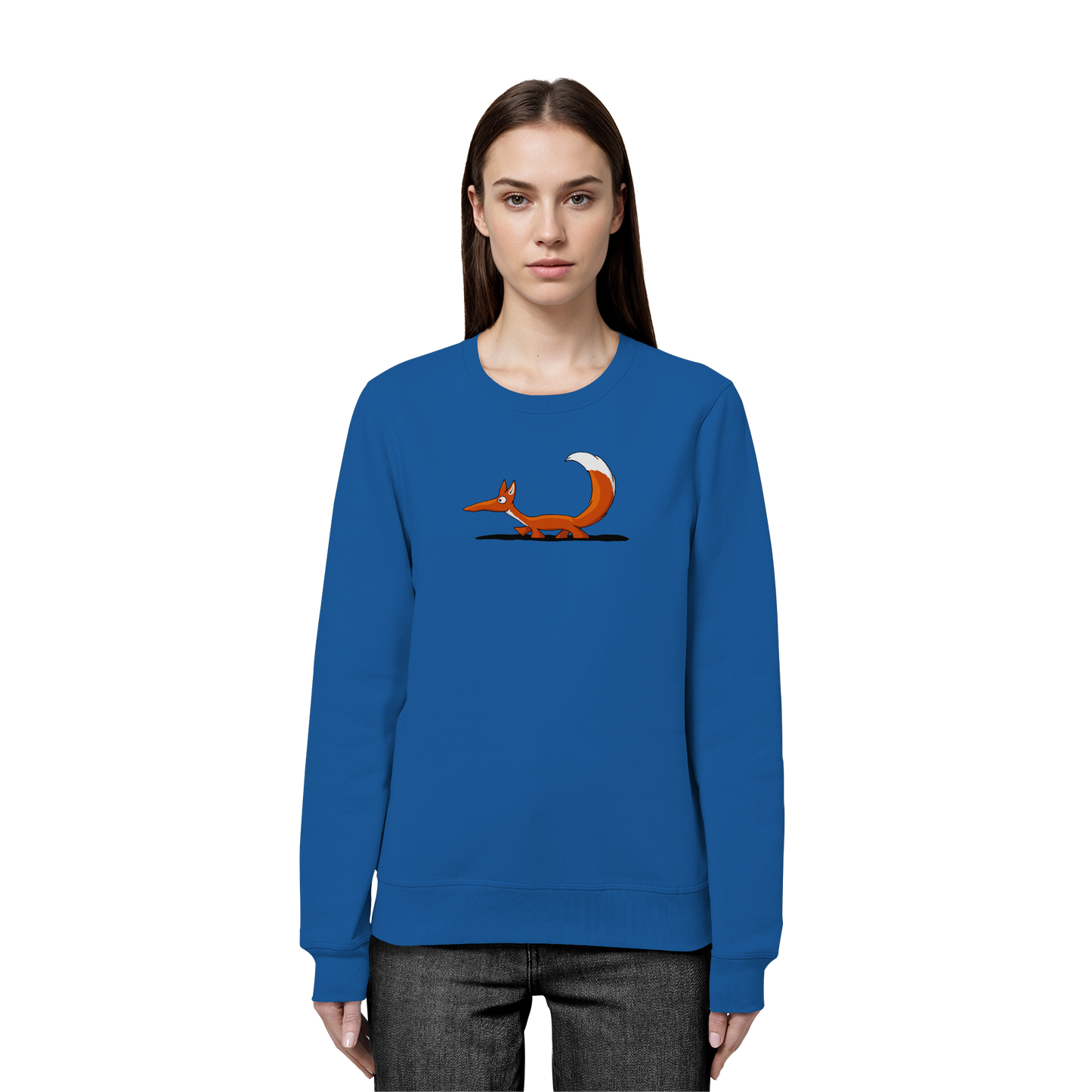 Lässiger cooler Fuchs | Mr. Fox, der Schleicher - Organic Basic Unisex Sweatshirt