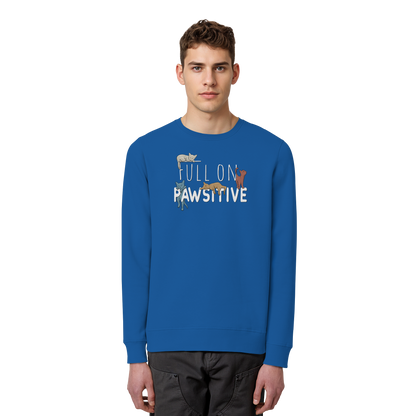 Full On Pawsitive! Gechillte Katzen - Organic Basic Unisex Sweatshirt