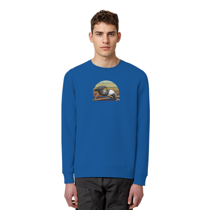 Lässiger Retro Sundown Tapir - Organic Basic Unisex Sweatshirt