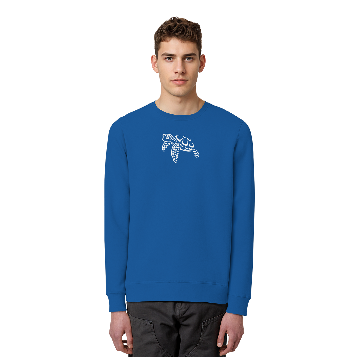 schwimmende Meeres-Schildkröte - Organic Basic Unisex Sweatshirt
