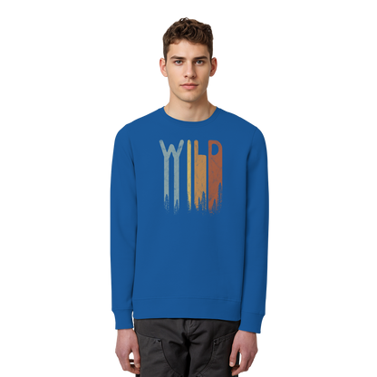 Wild Retro Schriftzug - Organic Basic Unisex Sweatshirt