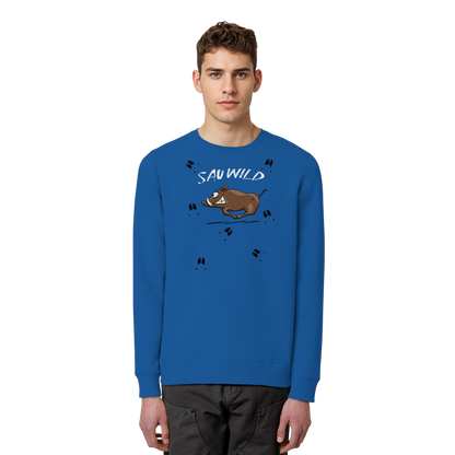 Sauwild wilde Sau | Wildschwein Keiler - Organic Basic Unisex Sweatshirt