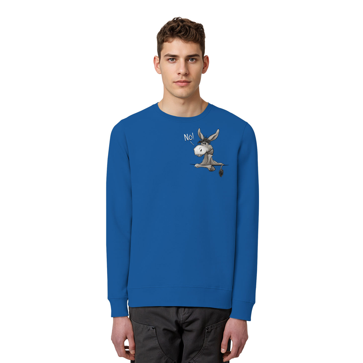 Nö! Störrischer Esel - Organic Basic Unisex Sweatshirt