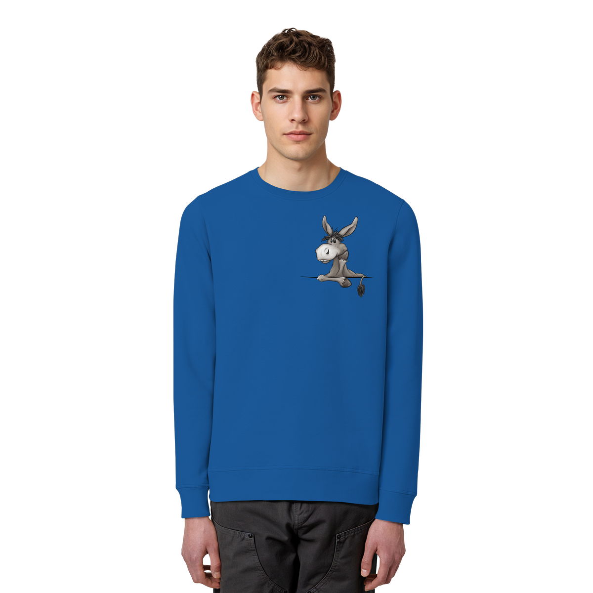 Lustiger lässiger Esel - Organic Basic Unisex Sweatshirt