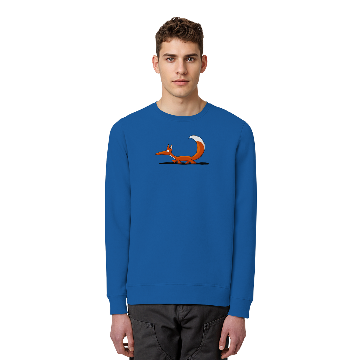 Lässiger cooler Fuchs | Mr. Fox, der Schleicher - Organic Basic Unisex Sweatshirt
