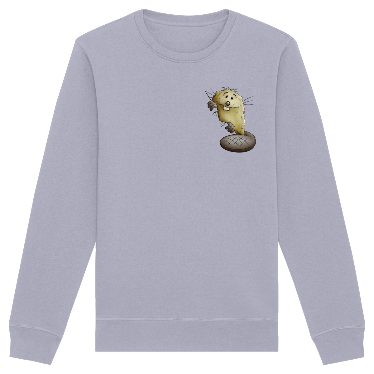 Lustiger frecher Biber - Organic Basic Unisex Sweatshirt
