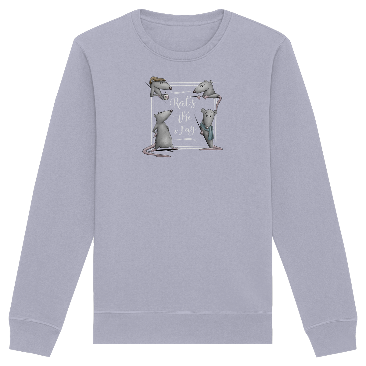 Rat’s The Way Kaffeehaus Ratten - Organic Basic Unisex Sweatshirt