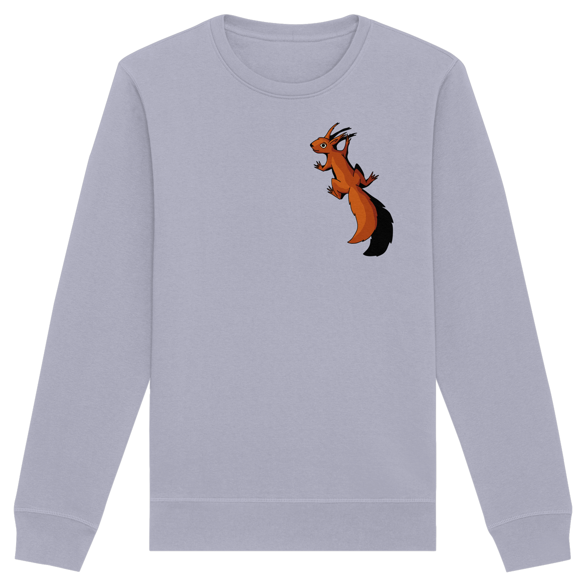 Süßes Eichhörnchen klettert - Organic Basic Unisex Sweatshirt