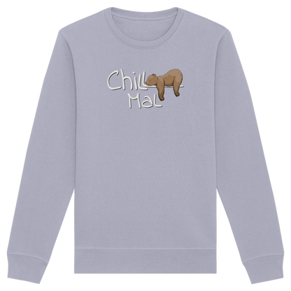 Chill Mal schläfriger Braunbär - Organic Basic Unisex Sweatshirt