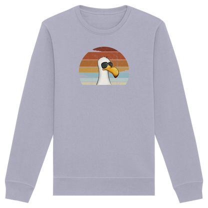 Cool lässige Retro Möwe - Organic Basic Unisex Sweatshirt
