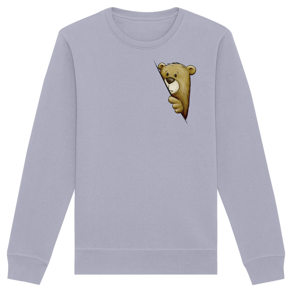 Funky Bär Illustration - Organic Basic Unisex Sweatshirt