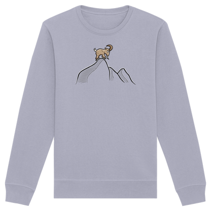 Ziegenbock in den Bergen - Organic Basic Unisex Sweatshirt