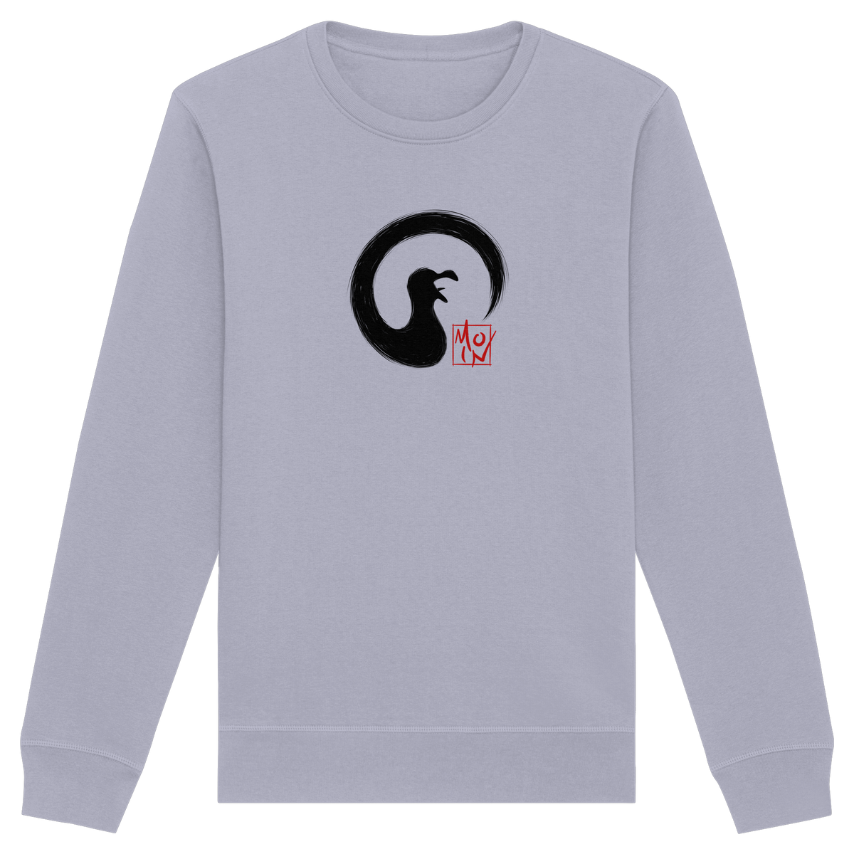 Moin kreischende japanische Enso Möwe - Organic Basic Unisex Sweatshirt