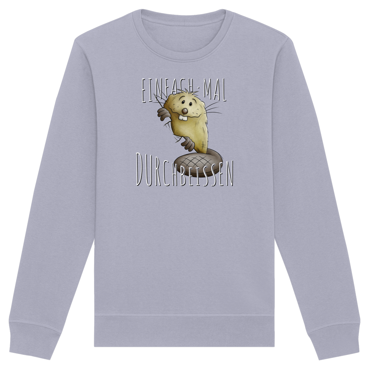 Einfach mal Durchbeissen Biber - Organic Basic Unisex Sweatshirt