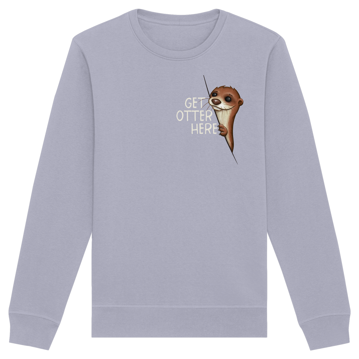 Get Otter Here | Lustiger Otter Kalauer - Organic Basic Unisex Sweatshirt