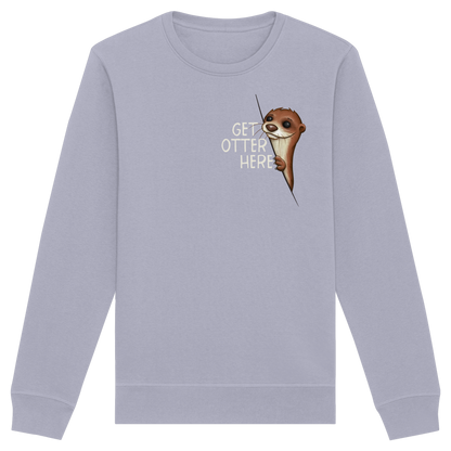 Get Otter Here | Lustiger Otter Kalauer - Organic Basic Unisex Sweatshirt