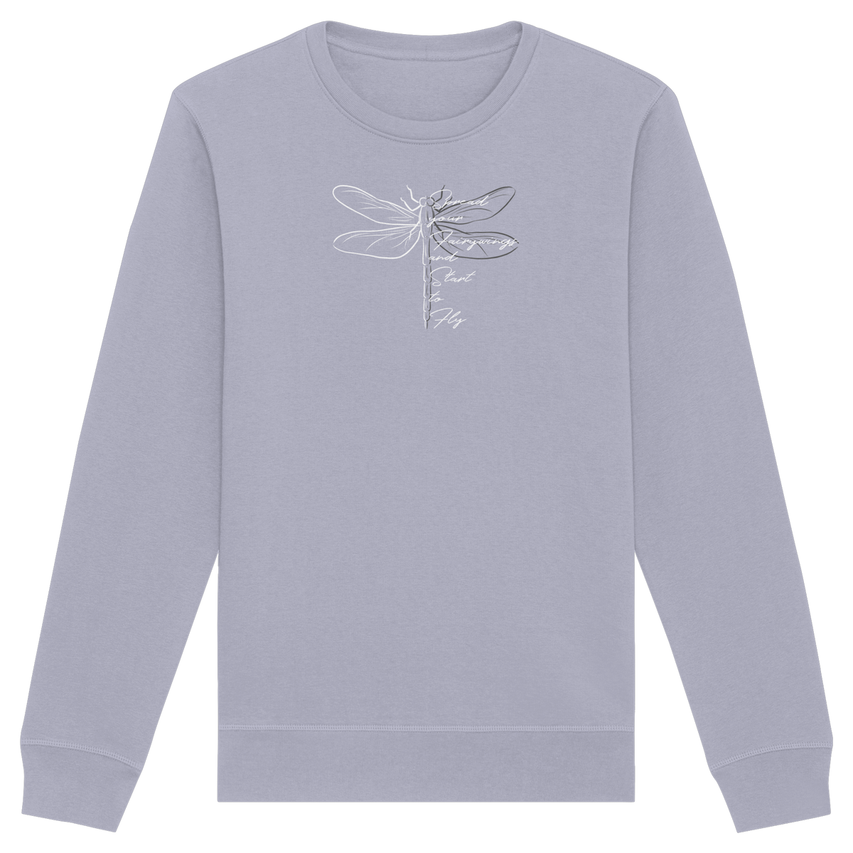 Breite die Flügel aus und flieg los | Libelle - Organic Basic Unisex Sweatshirt