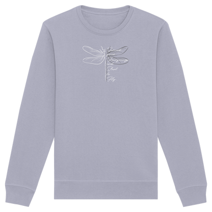 Breite die Flügel aus und flieg los | Libelle - Organic Basic Unisex Sweatshirt