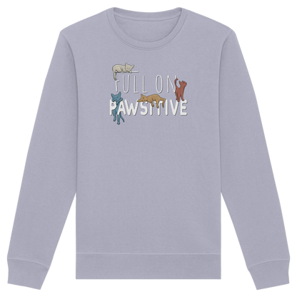 Full On Pawsitive! Gechillte Katzen - Organic Basic Unisex Sweatshirt