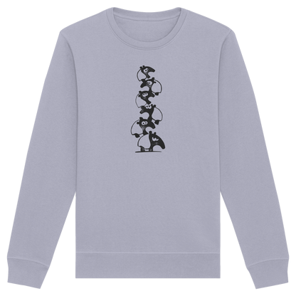 Lustiger Haufen aus Schabracken-Tapiren - Organic Basic Unisex Sweatshirt