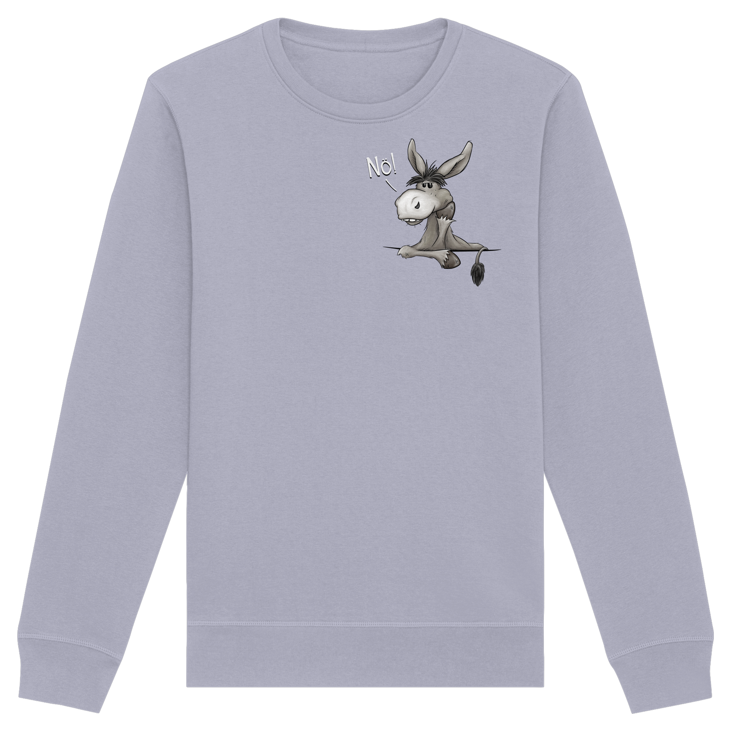 Nö! Störrischer Esel - Organic Basic Unisex Sweatshirt