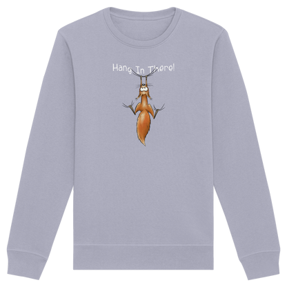 Hang In There | Lässiges Eichhörnchen - Organic Basic Unisex Sweatshirt