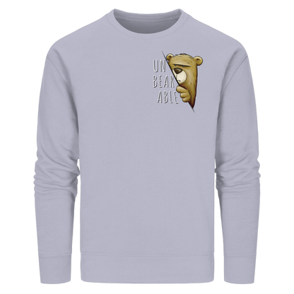Unbearable – Unerträglich Bär - Organic Basic Unisex Sweatshirt