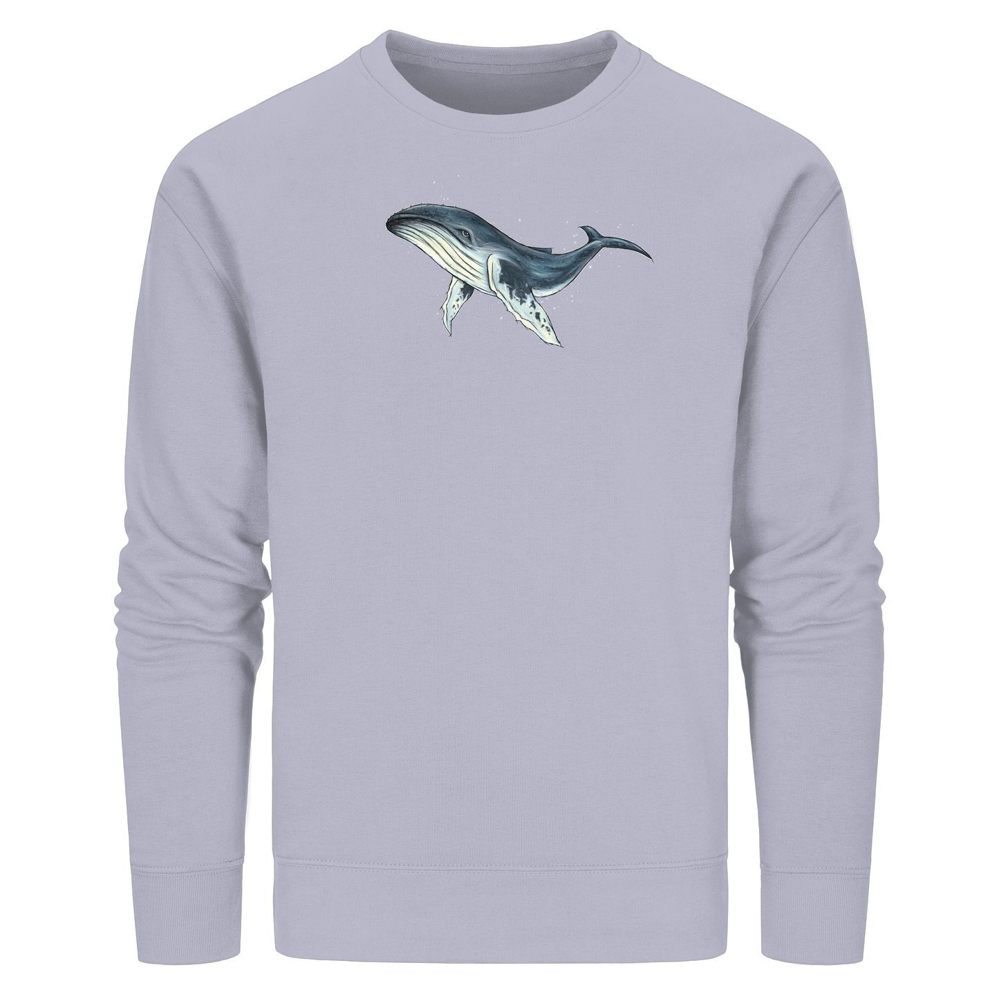 Tiefsee Ozean-Riese Buckelwal - Organic Basic Unisex Sweatshirt