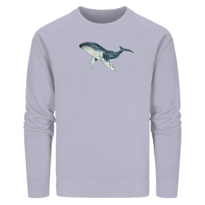 Tiefsee Ozean-Riese Buckelwal - Organic Basic Unisex Sweatshirt
