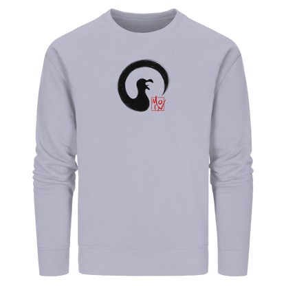 Moin kreischende japanische Enso Möwe - Organic Basic Unisex Sweatshirt