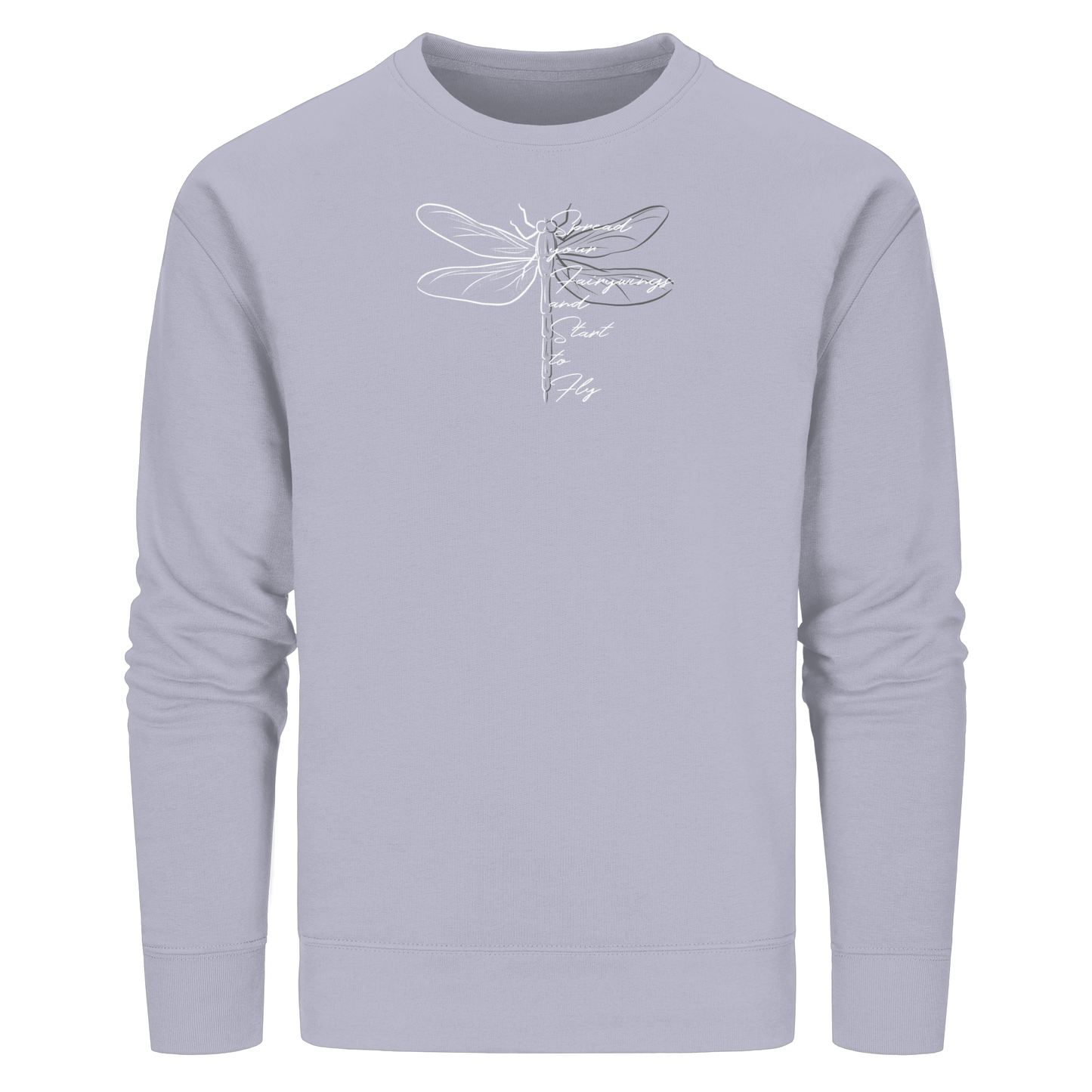 Breite die Flügel aus und flieg los | Libelle - Organic Basic Unisex Sweatshirt