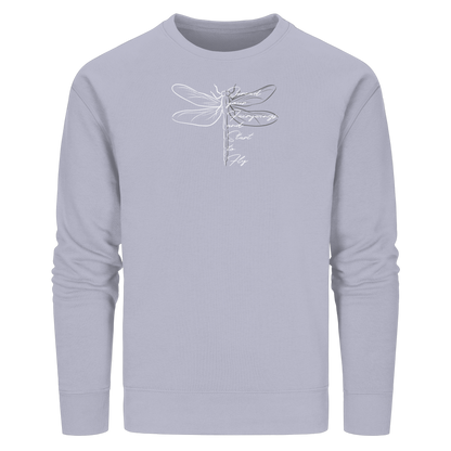 Breite die Flügel aus und flieg los | Libelle - Organic Basic Unisex Sweatshirt