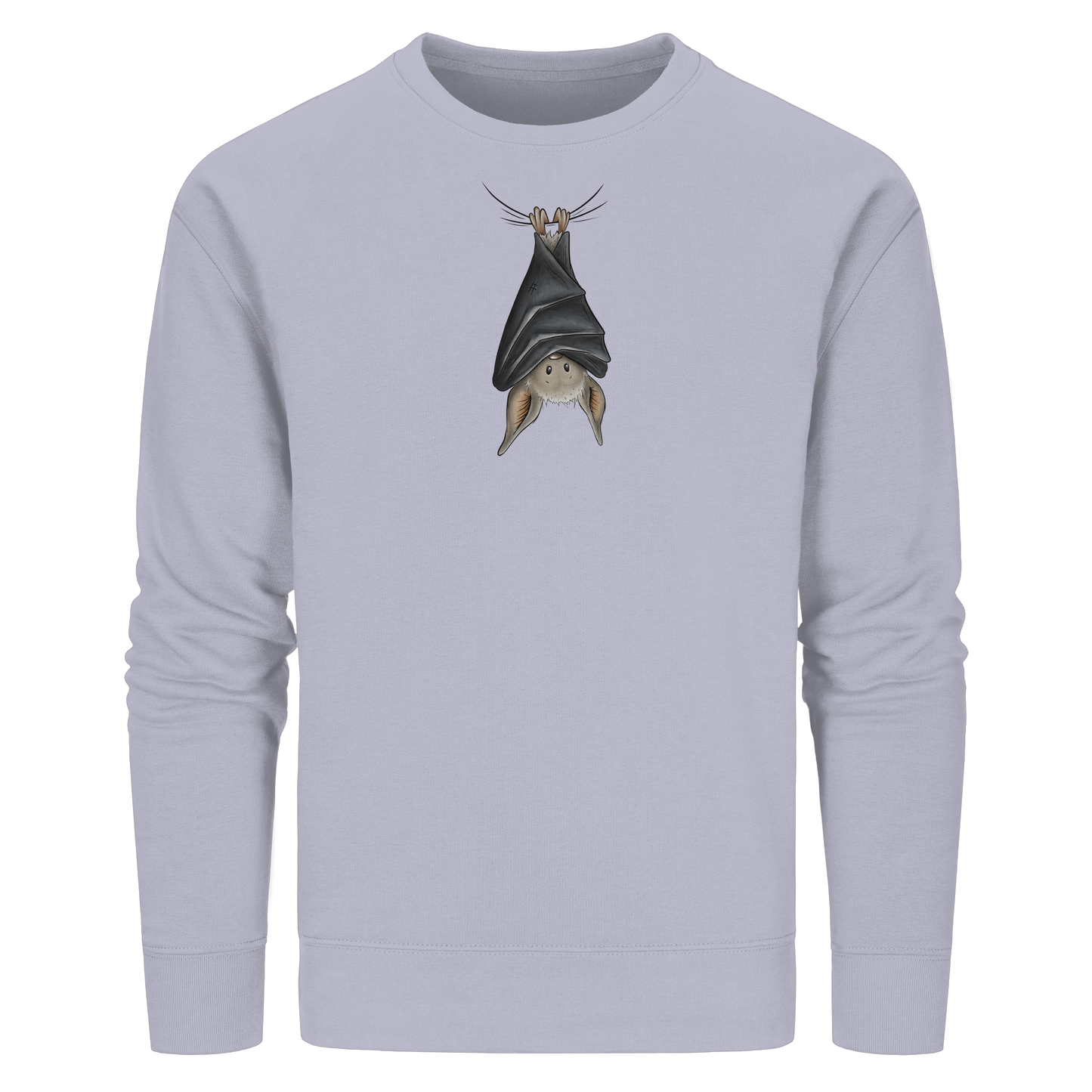 Lustig chillende Fledermaus - Organic Basic Unisex Sweatshirt