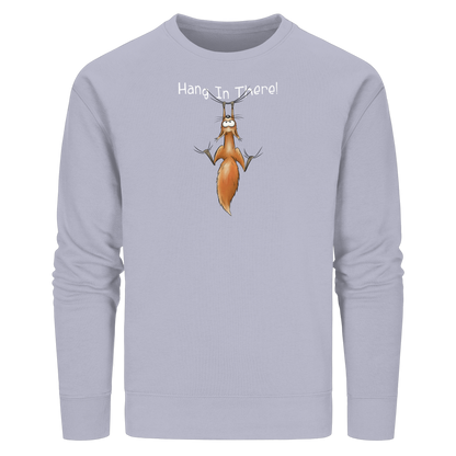 Hang In There | Lässiges Eichhörnchen - Organic Basic Unisex Sweatshirt