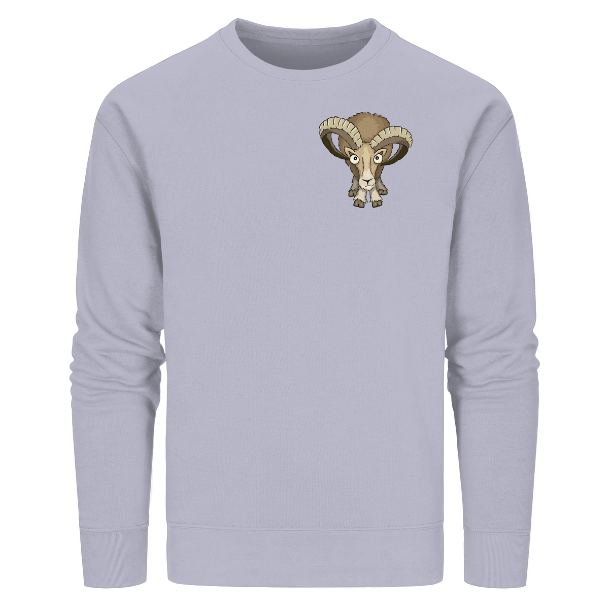 Bockiges Mufflon Widder Schafbock - Organic Basic Unisex Sweatshirt